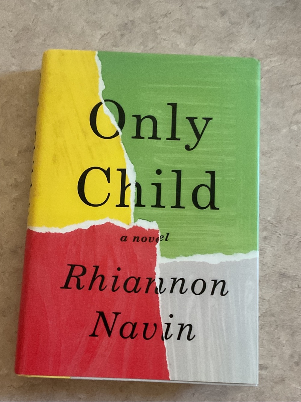 Only Child Hardcover Novel - Green, Yellow, Red, Gray Cover
